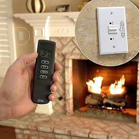 Cheminée Remote-On/Off/Timer-LCD Temp